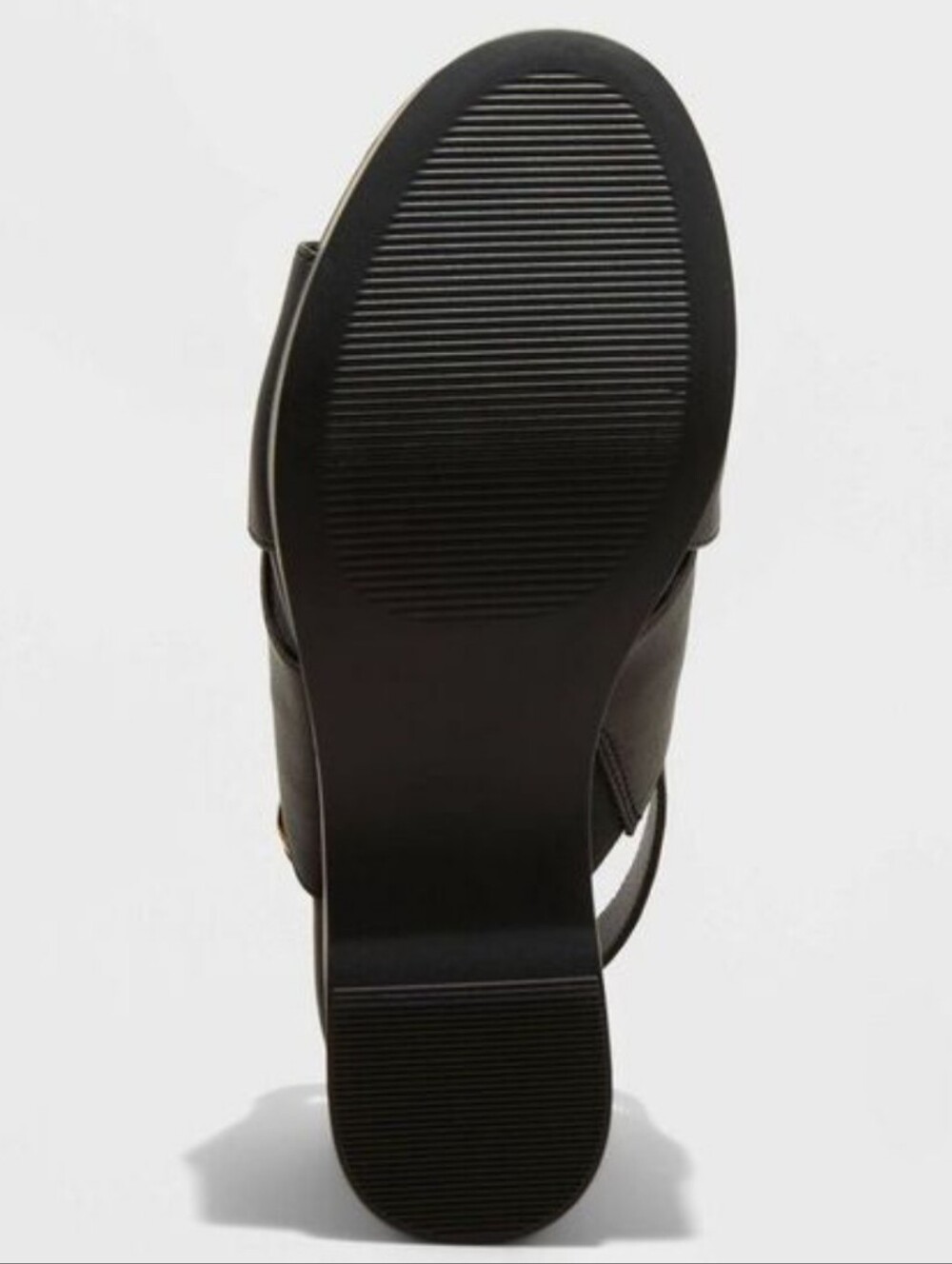 New w/Tags Universal Thread Naomi Vegan Leather Slingback Platform Wedge Sandals - Picture 6 of 7